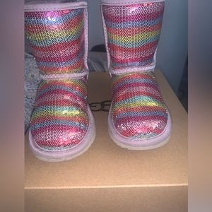 Ugg sequin girls toddler boots size 11